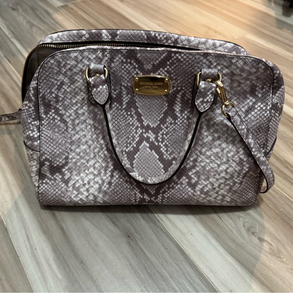 Michael Kors Ava Python Snake Purse